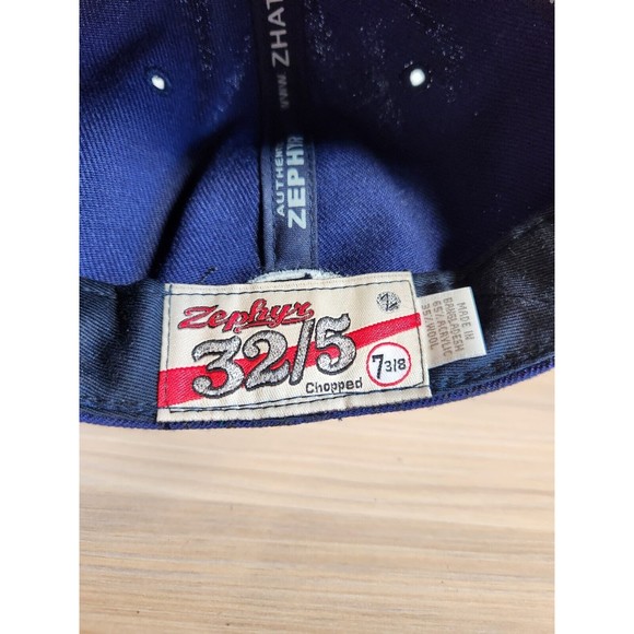 Zephyr 32/5 Penn State Baseball Hat Men's 7 3/8 Blue Fitted Nitty Lions All Over - Picture 6 of 9